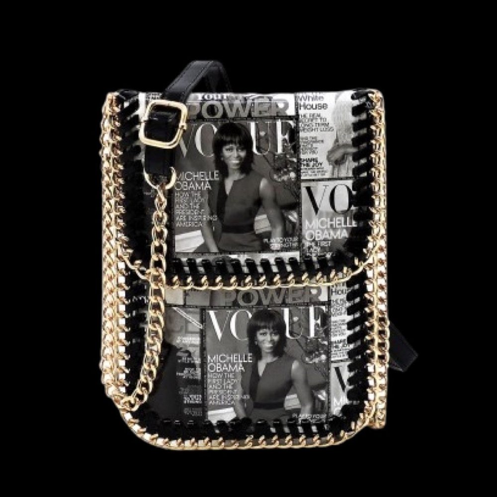 Michelle Obama cross body bag/Push lock